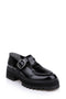 Clerae Matcha women's shoe in black leather, product view 1