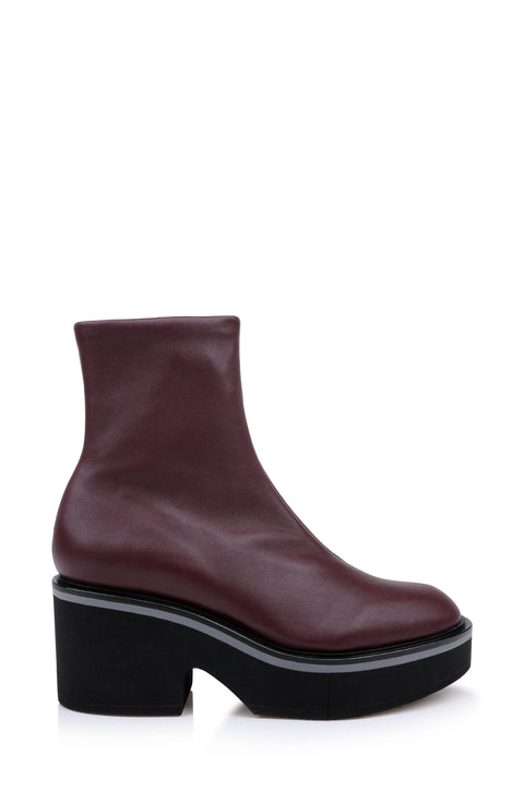Clerae Allis women's shoe in burgundy, product view 3