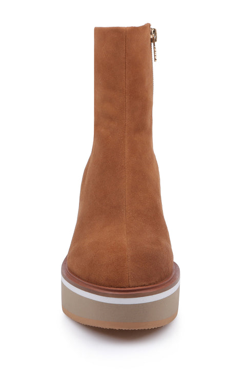 Clerae Allis women's shoe in brown suede, product view 4