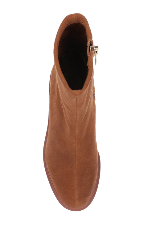 Clerae Allis women's shoe in brown suede, product view 5