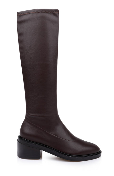 Clerae Flavy women's shoe in chocolate brown, product view 3